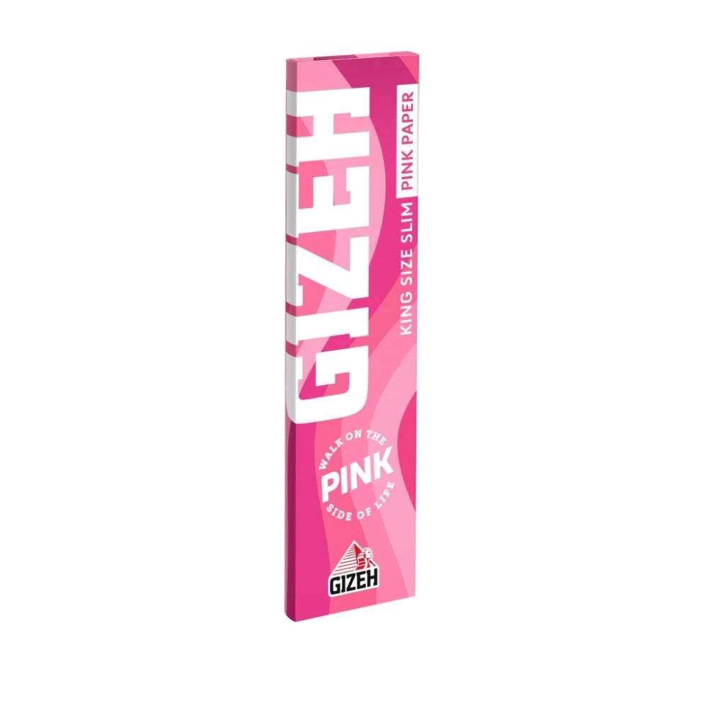 GIZEH King Size Slim Papers - All Pink Gizeh